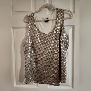 Worthington XL sequin sleeveless top